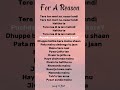 Karan Aujla For A Reason Lyrics