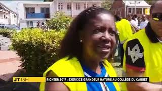 Evacuation Tsunami Richter 2017 Carbet Martinique