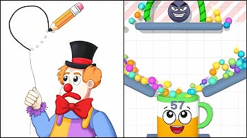 Draw One Part VS Rope and Balls - All Levels SpeedRun Gameplay ep1