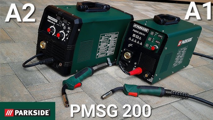 NEW Lidl Parkside ® PMSG 200 A2 / 4in1 Mig/Mag/Tig/MMA welder / Unboxing  and Test MAG Welding - YouTube