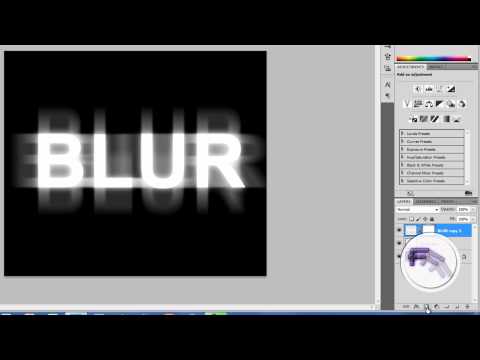 How To Make a Ghostly Blur Text Effect Using Photoshop CS5