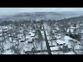 Fresh snowfall blankets Monte Sano in Huntsville