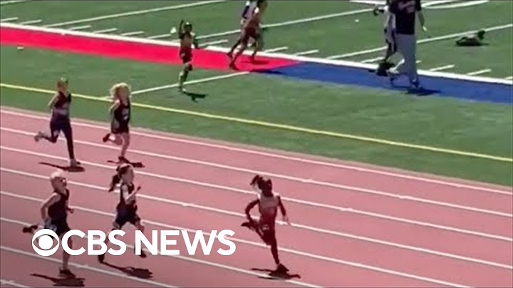 7-year-old loses shoe at beginning of race — and still wins