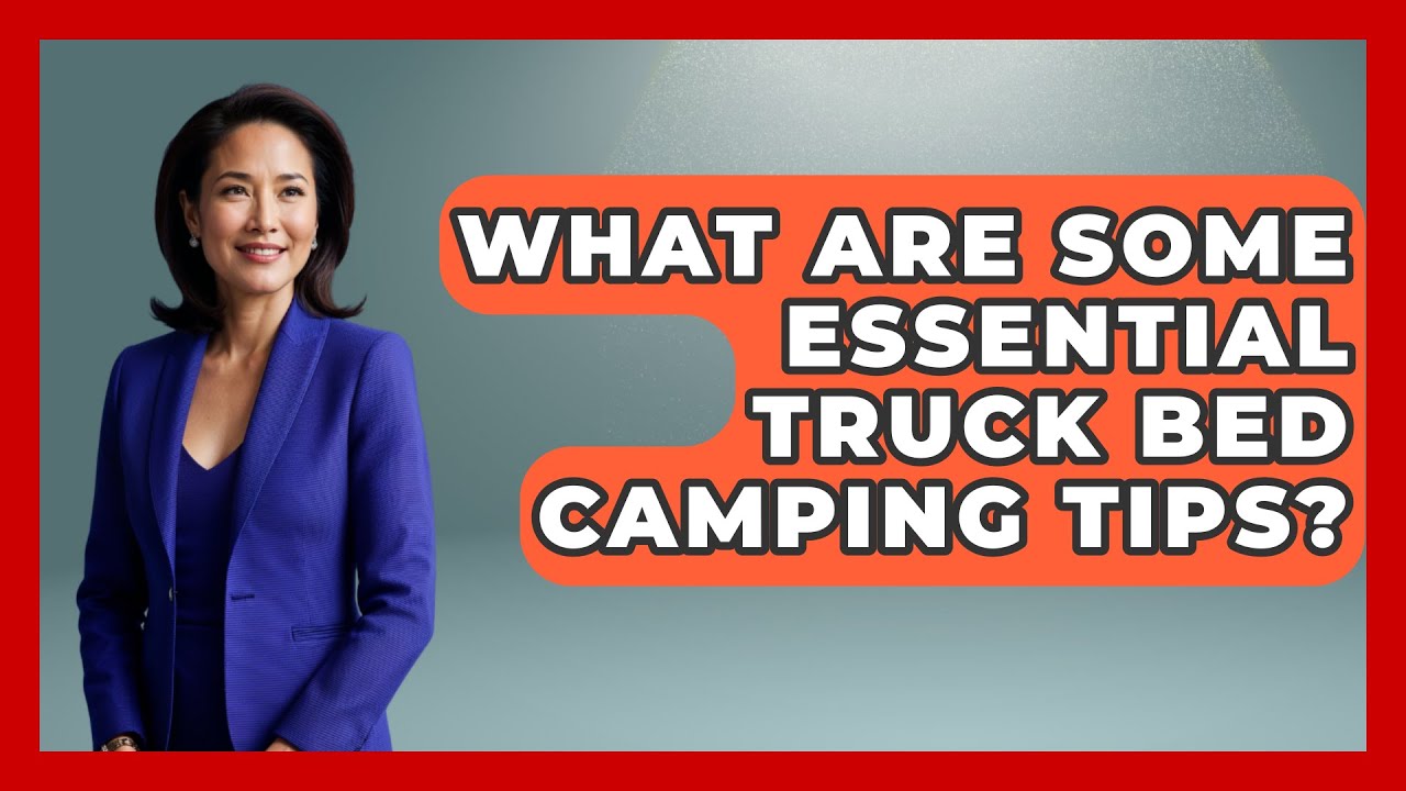 What Are Some Essential Truck Bed Camping Tips? - Big Truck Lovers