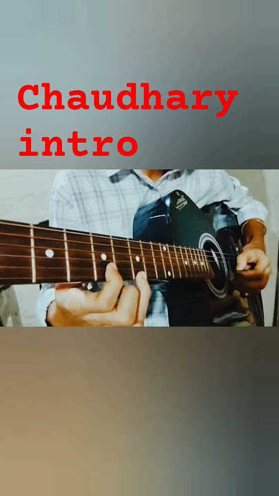 Chaudhary song guitar intro🎸 #shorts #rajsthanisong