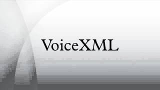 VoiceXML
