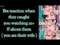 BTS Imagine [ Bts reaction when they caught you watching 21+ ff about them ]