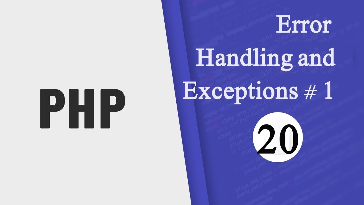 Error Handling and Exceptions 1 - YouTube
