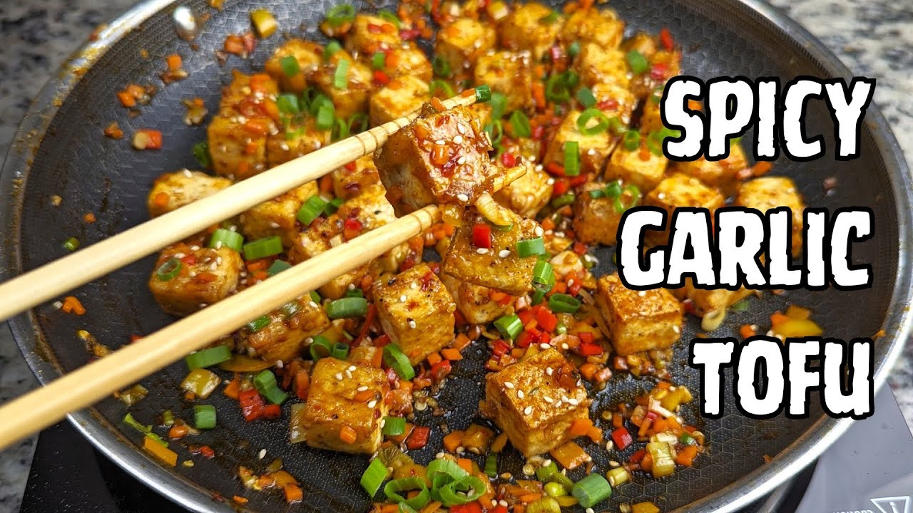 Spicy Garlic Tofu Stir Fry Recipe 20 Minutes (Vegan Meal) | How to Make | Berry Berry Life