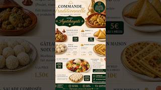Commandes du jour 🍽️fait maison avec amour 💛 #shorts #food #faitmaison #
