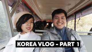 Korea Vlog - Part 1: Arrival\/Haneul Park\/ Namsan Tower (ENG SUB)