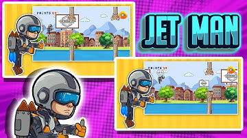 Jet Man || Construct 3 Game Template || Source code