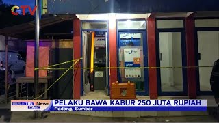 Sebuah ATM Bank Pemerintah Dibobol Perampok, Rp250 Juta Raib - BIP 13/10