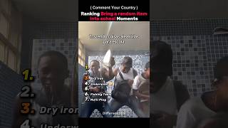 Bring A Random Item Into School Moments