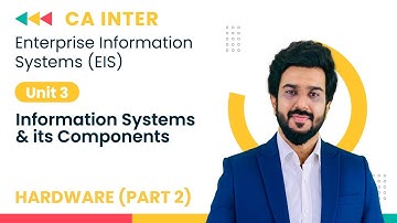 HARDWARE - PART 2 | CHAPTER 3 |CA INTER EIS | INFORMATION SYSTEMS & ITS COMPONENTS |REGULAR LECTURES