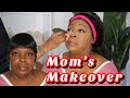 HAIR &amp; MAKEUP TRANSFORMATION ON MY MOM