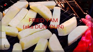 fried yam & Hot sauce: Easy step by step for beginners