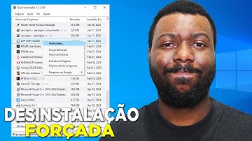 Como Remover Programas que Não Querem Sair do PC - Desinstalação Forçada