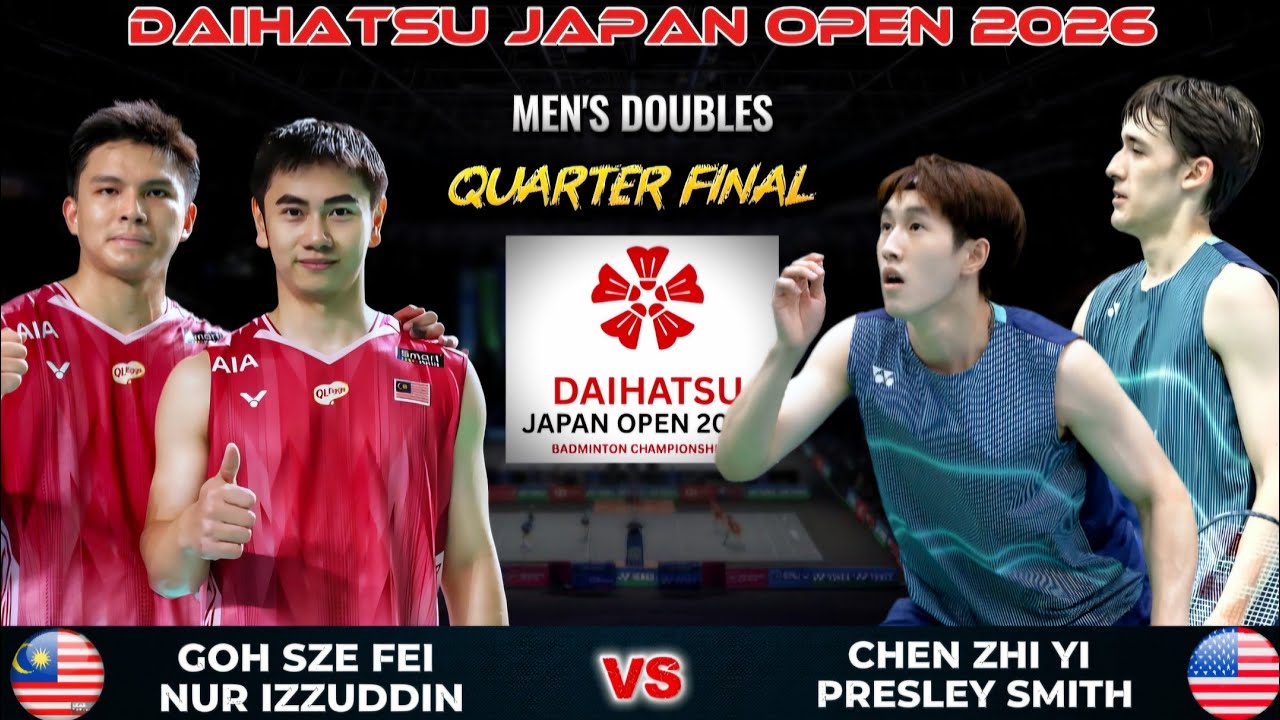 Intense Battle! Goh Sze Fei/Nur Izzuddin vs Chen/Smith | QF Japan