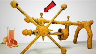 Rusty Antique Manual Juicer Restoration – From Rust to Shine!