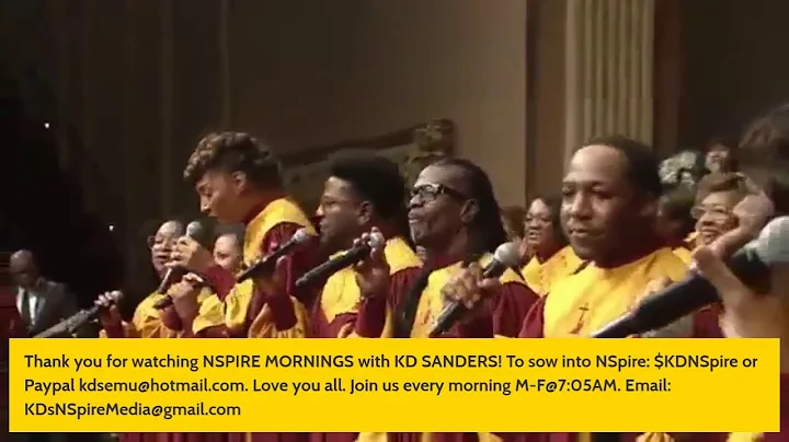 NSPIRE MORNINGS with KD SANDERS/Special Co-Host El...