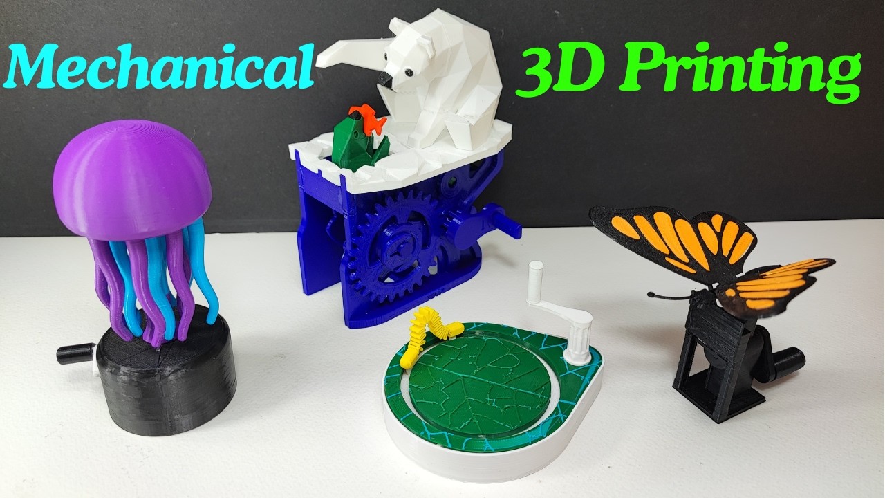 Amazing MECHANICAL 3D Prints | Cool Things to 3D Print - YouTube