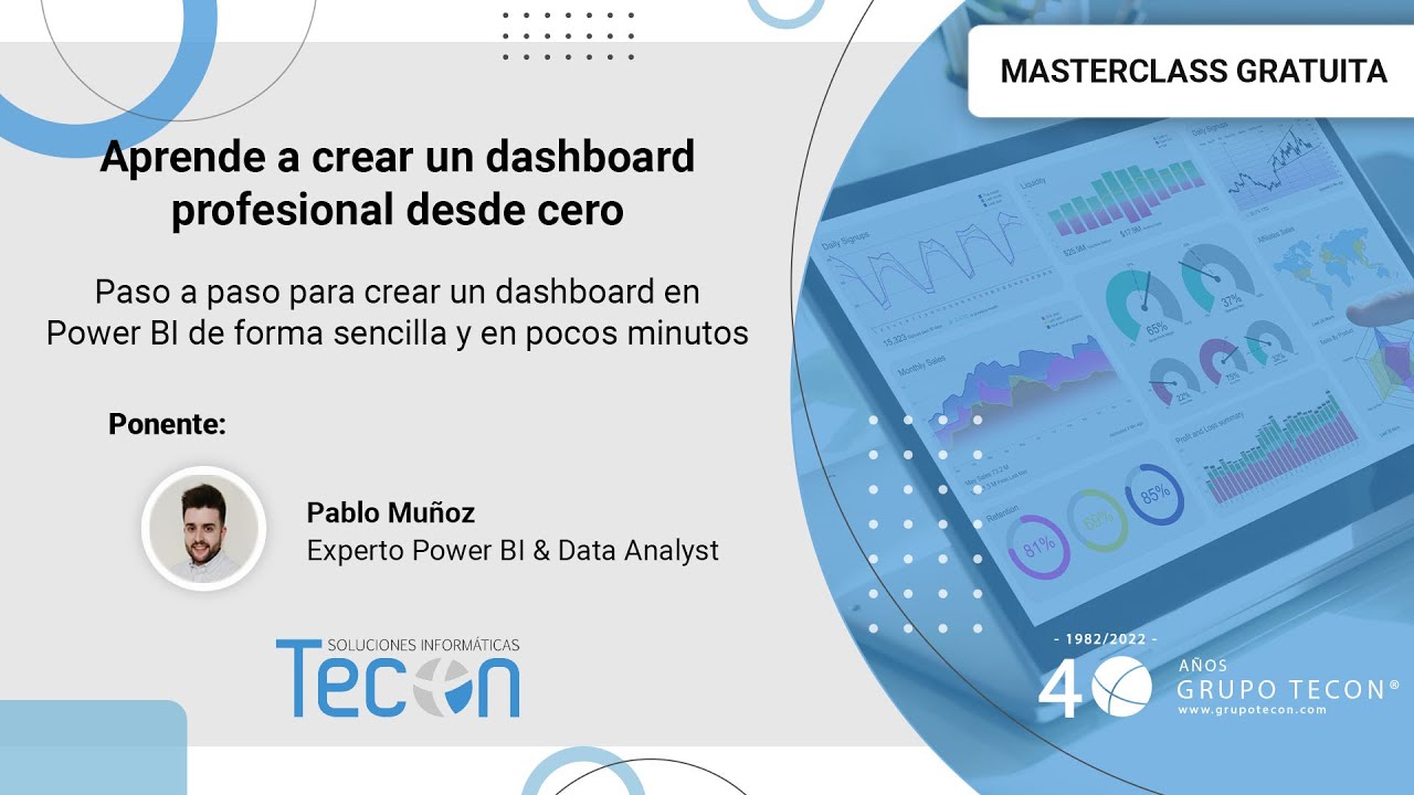MasterClass gratuita - Crear un dashboard paso a paso en Power BI - YouTube