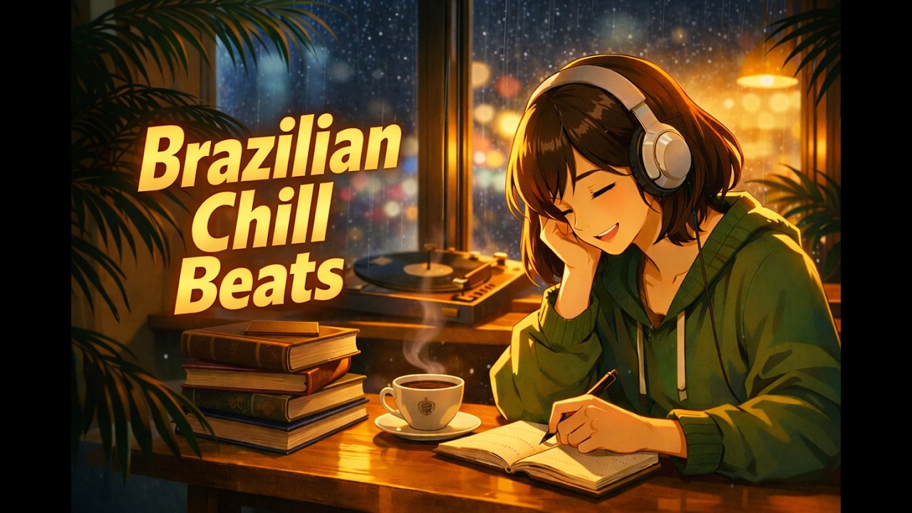 3 hours | Brazilian Lo-Fi Bossa Nova – Chill Hip Hop Beat for Study & Relax 🎧