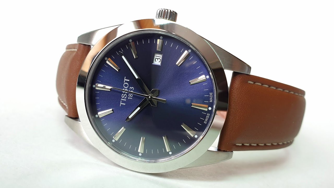 Tissot Gentleman T127.410.16.041.00 - YouTube