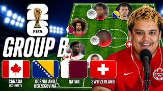 World Cup Group B Combined XI: Canada, Switzerland, Qatar, Bosnia & Herzegovina