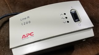 APC Line-R 1200 Voltage Regulating Power Conditioner Review APC Line-R 1200 Voltage Regulating Power Conditioner Review