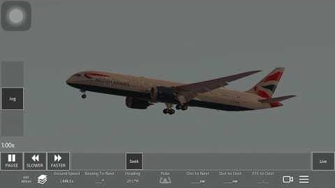 Infinite flight global Lhr to klax