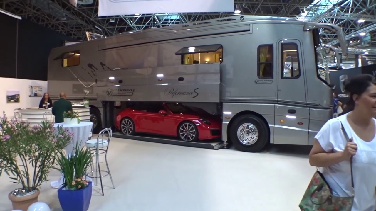 Por R$ 5,8 milhões, motorhome de luxo tem até garagem - YouTube