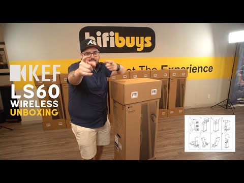 KEF LS60 Wireless Unboxing @HiFiBuys w/ Chris Doughty