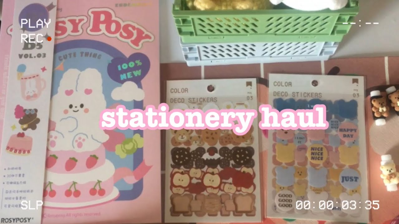 ☁️ unboxing stationery stationery haul 2023 🍓 edition 🗒️ ️ from