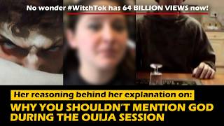 This is crazy talk! That people believe this. "Why you shouldn't mention God during Ouija session"