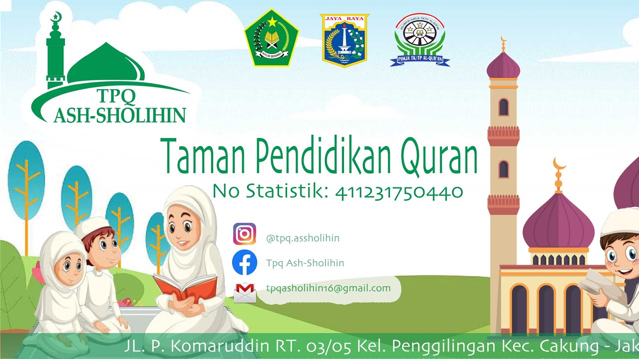 Penampilan Drama seru dari Santri dan santriwati TPQ ash sholihin 