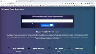 Eduscope Video Dowloader - Beta Downloader screenshot 3