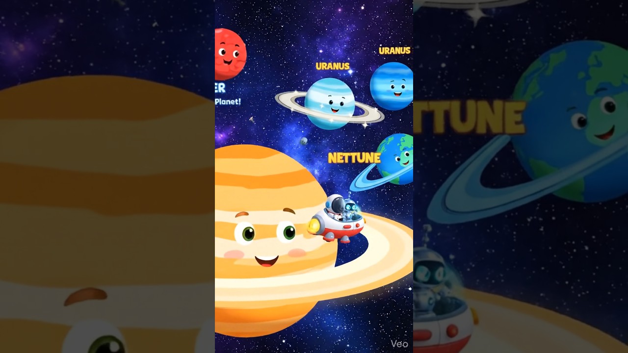 Planets Explained for Kids 🌍🚀 | Cartoon Space Video | Solar System🌘 | 