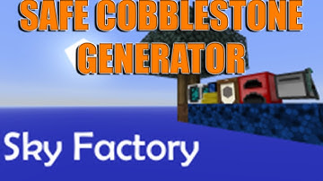 Safe Cobblestone Generator Tutorial for Sky Factory