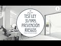 ⚠️ Ley 31/1995, de PREVENCION DE RIESGOS LABORALES  | #1 | TEST para OPOSICIONES