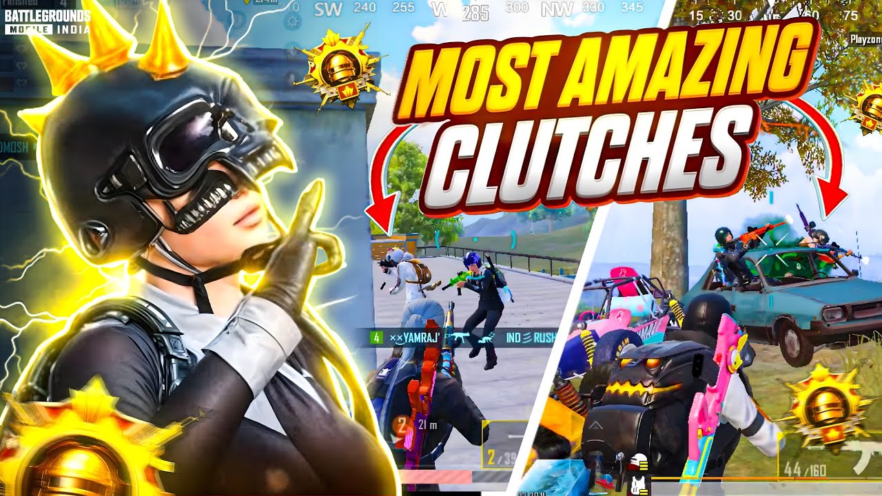 Most Amazing Clutches 🔥💪🏻- Fastest 4 finger player | BGMI - PUBG MOBILE ...