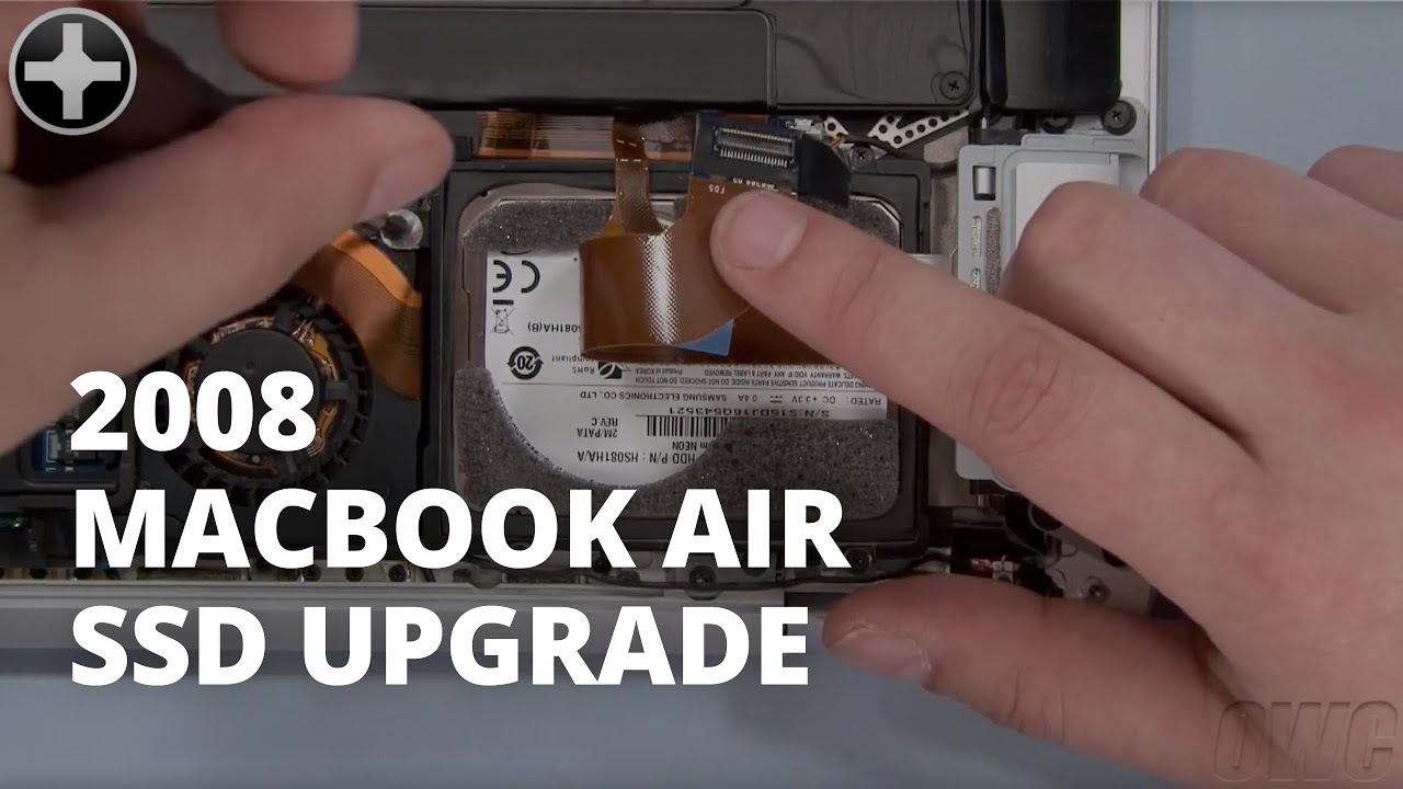 How To Upgrade The Ssd In A Macbook Air 08 Youtube