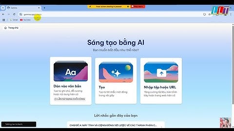 Tạo Bài Giảng PowerPoint Siêu Nhanh Bằng Gamma AI.