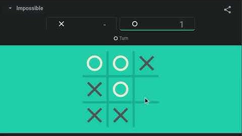 Beating google Tic-Tac-Toe *Impossible