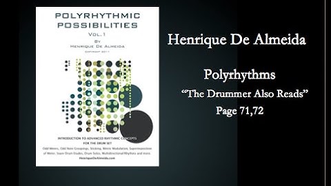 Polyrhythms Drum Set - Etude XII (The Drummer Also Reads)