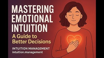 Mastering Emotional Intuition: A Guide to Better Decisions