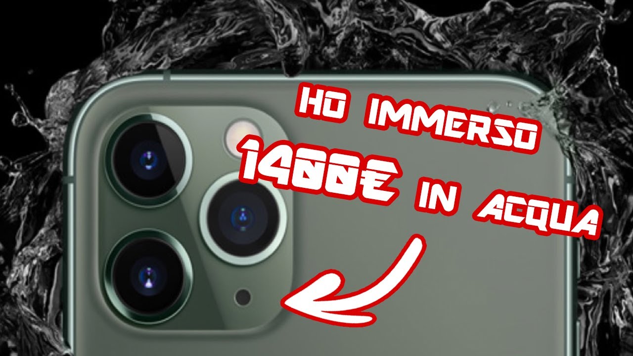 Iphone 11 Puo Andare In Acqua