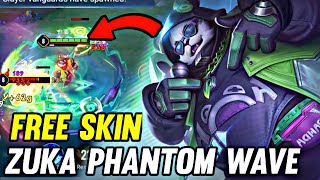 NEW SKIN ZUKA PHANTOM WAVE | FREE SKIN - ARENA OF VALOR