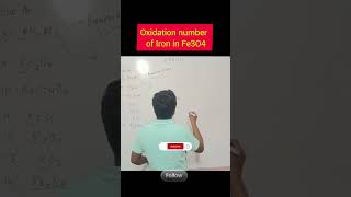oxidation number of iron in Fe3O4 #chemistry #jeeproblems #chemistrypage #jeebatch #jee #jeemain